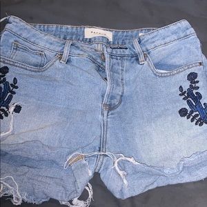 denim shorts